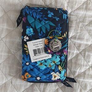 Vera Bradley Midnight Blues Floral Wallet